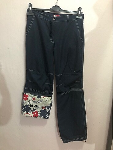 38 Beden Lacivert kargo pantolon