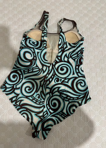 Dantel Detaylı Bohem Desenli Kadın Mayo - Görsel 4