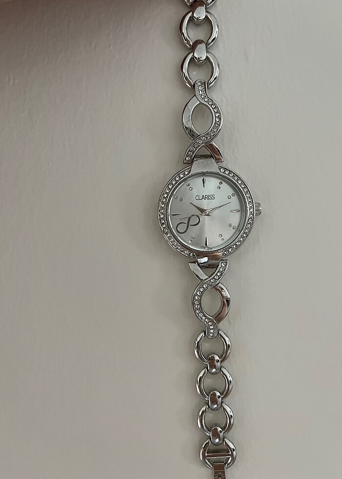 Gümüş renk saat - Görsel 2