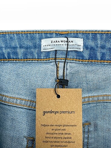 36 Beden mavi Renk Zara Jean / Kot %70 İndirimli.