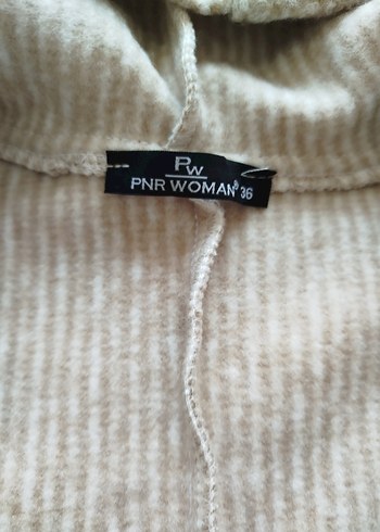 Bej Fermuarlı bayan Polar Sweatshirt - Görsel 5