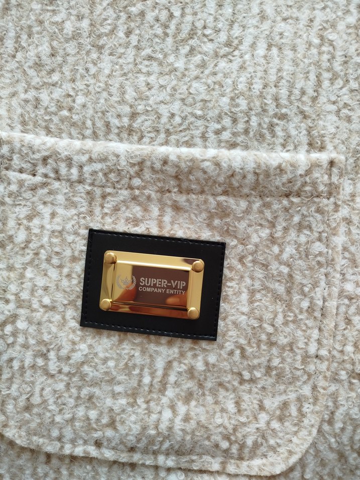 Bej Fermuarlı bayan Polar Sweatshirt - Görsel 4