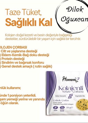 Homm bitkisel Lifli Sebze Çorbası ve Shake drink içiceklerimiz - Görsel 3