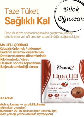 Homm bitkisel Lifli Sebze Çorbası ve Shake drink içiceklerimiz - Görsel 4