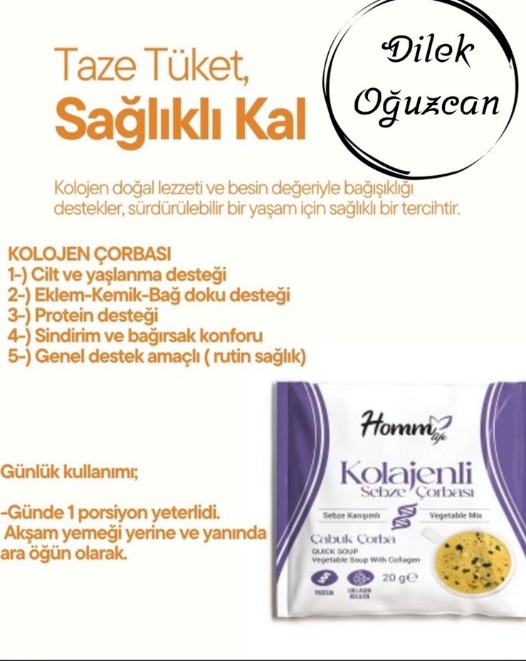 Homm bitkisel Lifli Sebze Çorbası ve Shake drink içiceklerimiz - Görsel 3