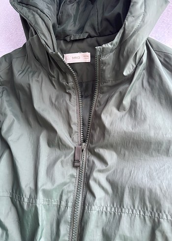 Gri Kapüşonlu Fermuarlı Erkek Çocuk Ceketi - Görsel 3