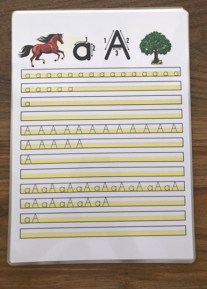 Alfabe yazsil - Görsel 2