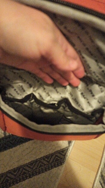 Anne Bebek bakım çantası kiremit rengi - Görsel 6