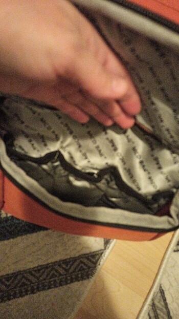 Anne Bebek bakım çantası kiremit rengi - Görsel 7