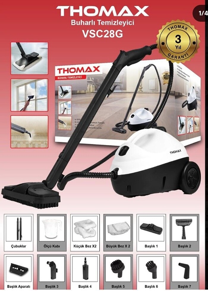 Buharlı temizleyici - Görsel 4