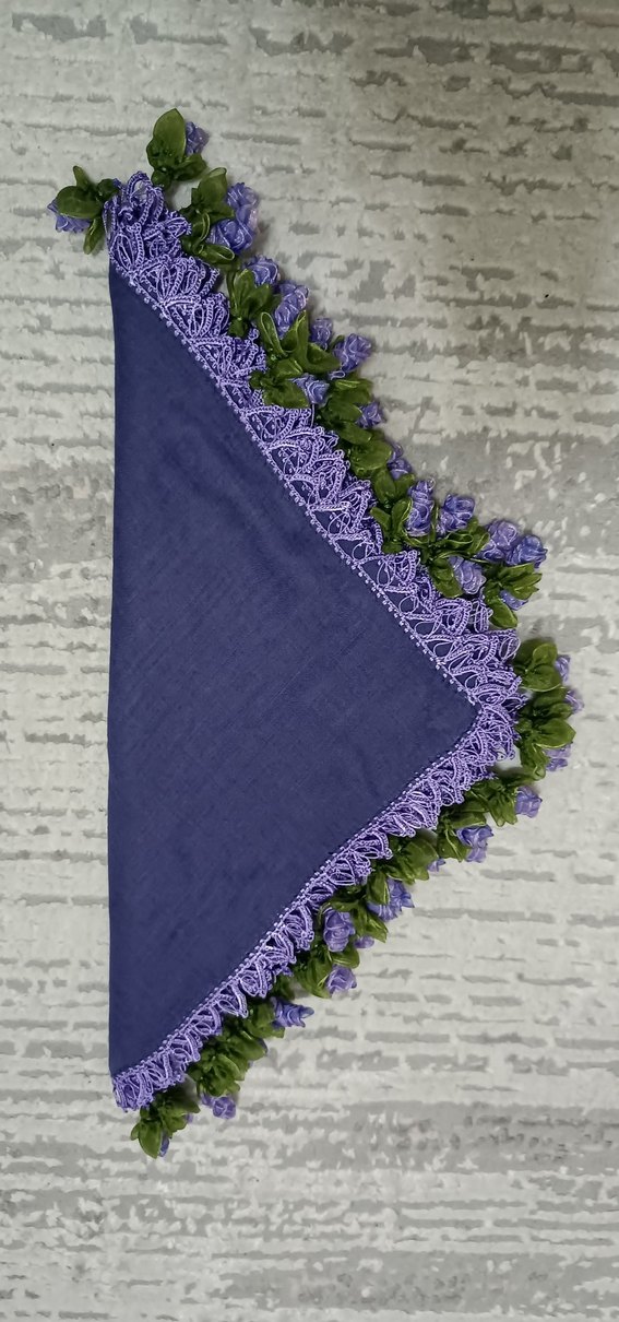 ÇOK ŞIK KURDELE İŞİ OYALI YAZMA - Görsel 5