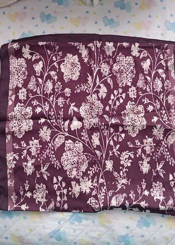 ŞIK BURSA CEMRE İPEK FULAR ŞAL... - Görsel 3