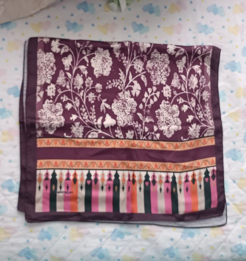 ŞIK BURSA CEMRE İPEK FULAR ŞAL... - Görsel 2