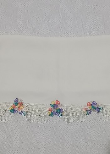 SIFIR KULLANIM İĞNE OYALI NAMAZ ÖRTÜSÜ - Görsel 2