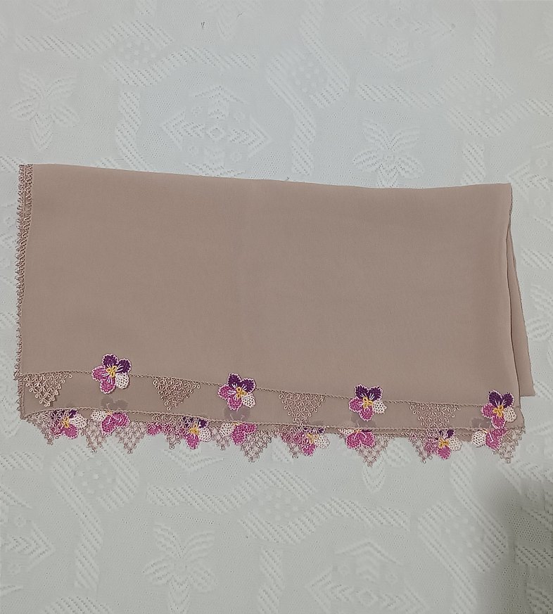 SIFIR KULLANIM İĞNE OYALI NAMAZ ÖRTÜSÜ - Görsel 2