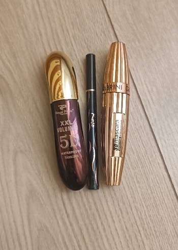 1 KEZ KULLANILMIŞ 2 ADET HACİM RİMELİ VE EYELİNER - Görsel 2