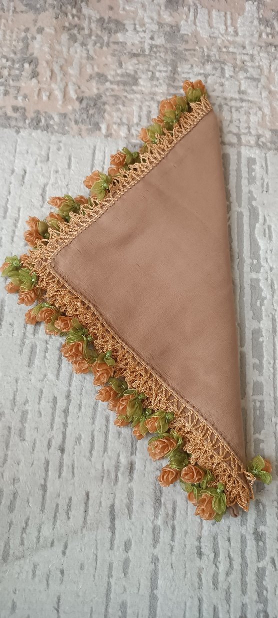 ÇOK ŞIK KURDELE İŞİ TIĞ OYALI YAZMA - Görsel 3