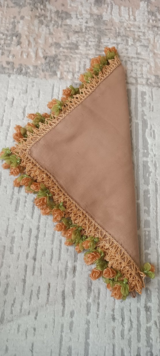 ÇOK ŞIK KURDELE İŞİ TIĞ OYALI YAZMA - Görsel 4