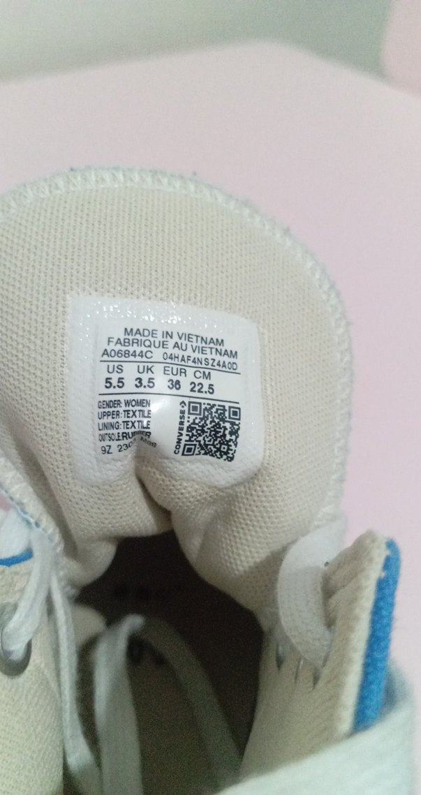 Converse Mavi Denim Platform Topuklu Spor Ayakkabı - Görsel 4