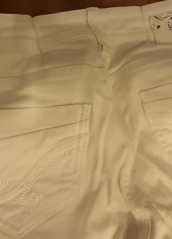 Beyaz Normal Bel Jean M - Görsel 6