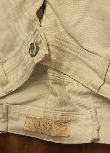 Beyaz Normal Bel Jean M - Görsel 7