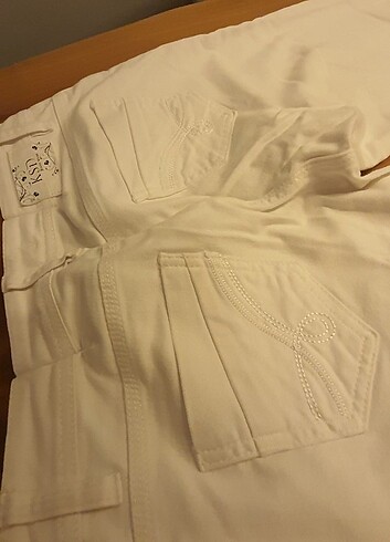 Beyaz Normal Bel Jean M - Görsel 8