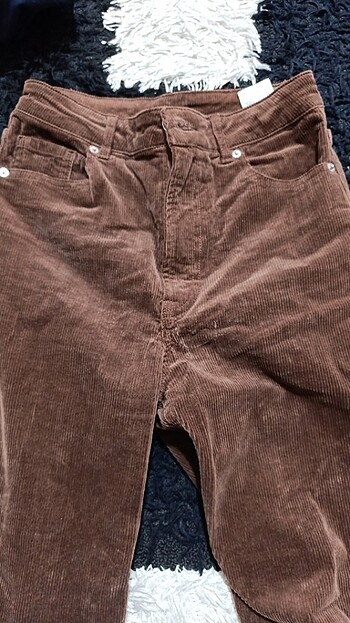 Kadife fitilli pantalon