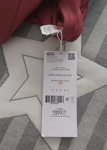 Pembe Mini Strappy Kadın Mayo - Görsel 5