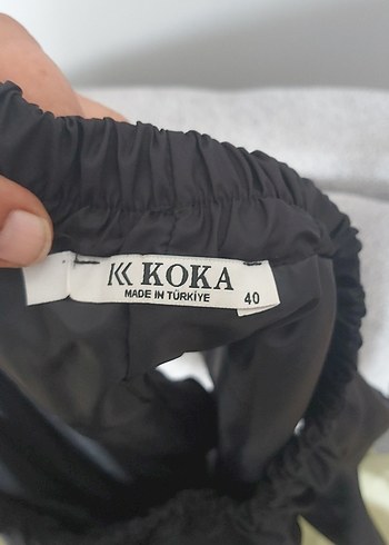 siyah Volanlı Midi Mini Etek - Görsel 3