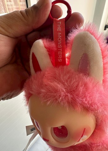 LISANSLI Pembe Peluş LABUBU Oyuncak Sevimli Canavar - Görsel 3