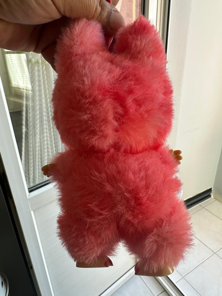 LISANSLI Pembe Peluş  LABUBU Oyuncak Sevimli Canavar - Görsel 2