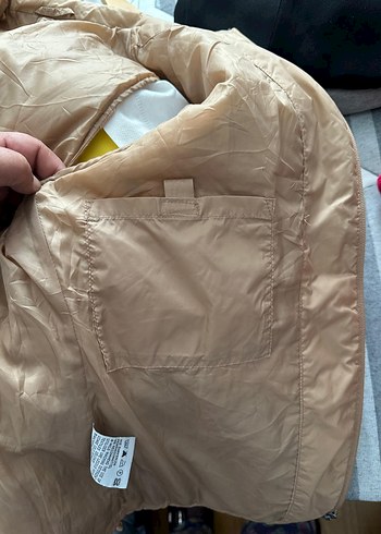 Bej Fermuarlı Kadın Spor Yelek - Görsel 3