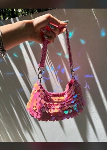pembe pullu çanta özel ilan