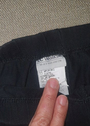 Kız Çocuk Siyah Çizgili Tayt - Görsel 4