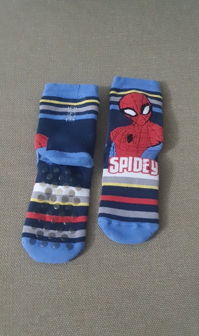 Renkli Baskılı Erkek Çorabı - Örümcek Adam - Görsel 2