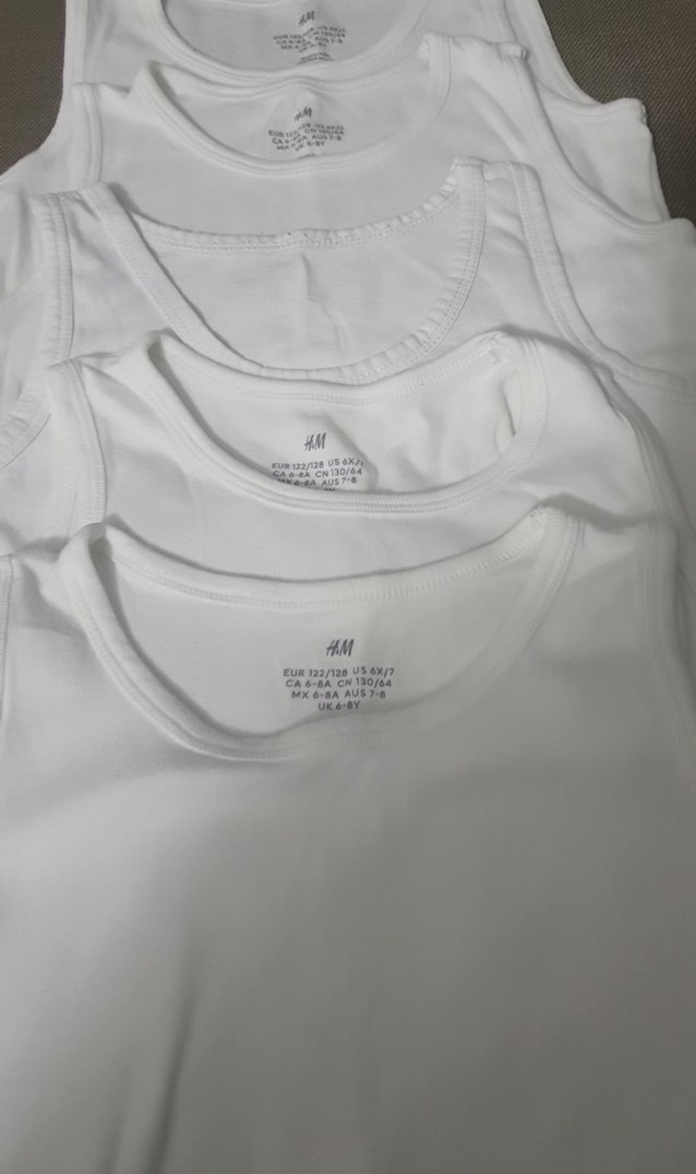 Beyaz Çocuk Atlet 5'li Paket - Görsel 5