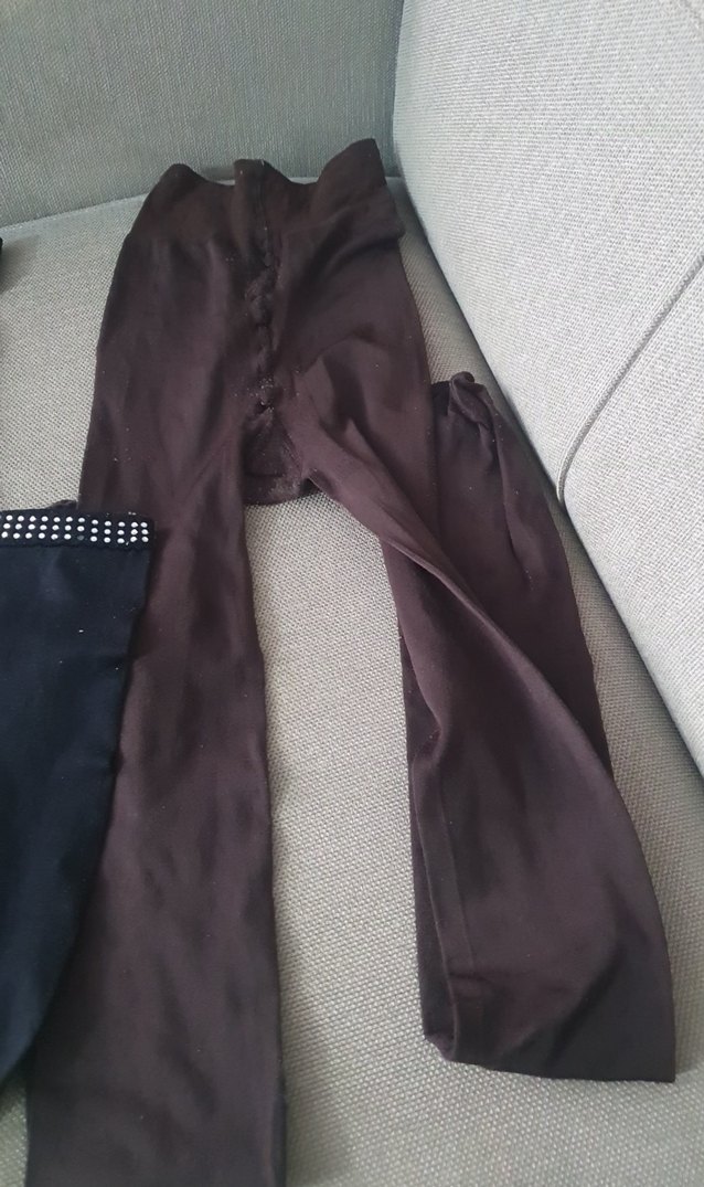 külotlu çorap Kahverengi ve Siyah - Görsel 5