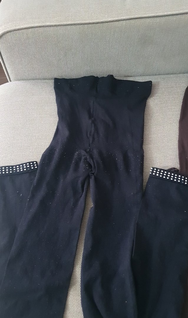 külotlu çorap Kahverengi ve Siyah - Görsel 4