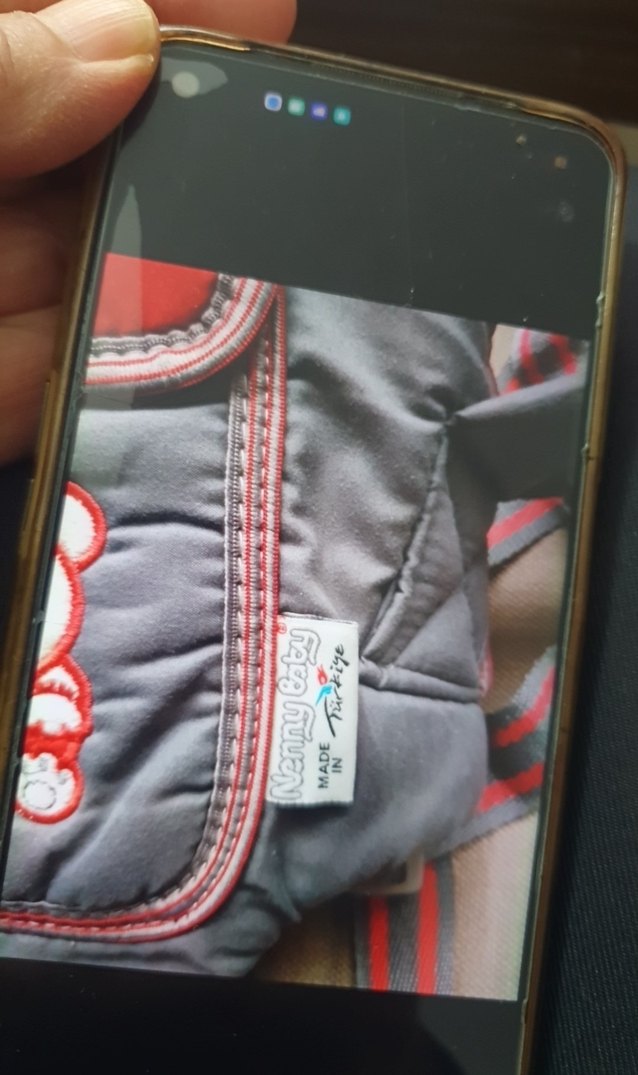 Gri Bebek Taşıyıcı Kanguru - Görsel 2