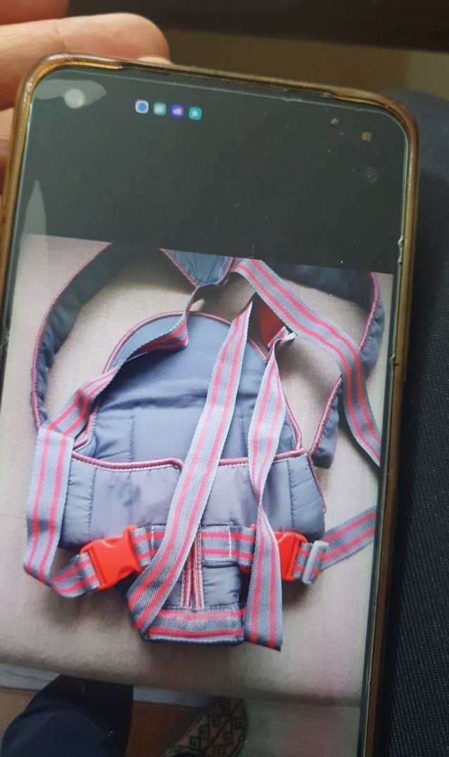 Gri Bebek Taşıyıcı Kanguru - Görsel 4