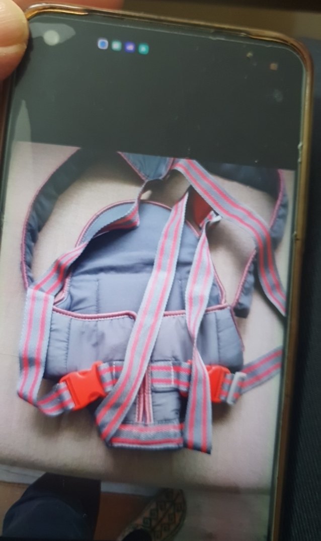 Gri Bebek Taşıyıcı Kanguru - Görsel 3