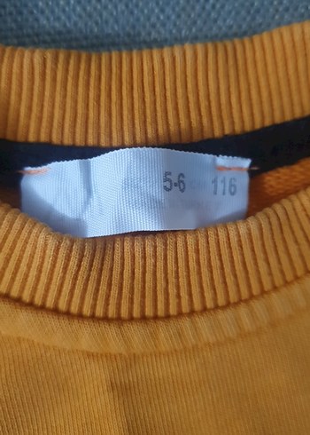 Sarı Baskılı Erkek Çocuk Sweatshirt - Görsel 3