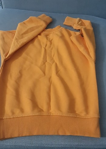 Sarı Baskılı Erkek Çocuk Sweatshirt - Görsel 5