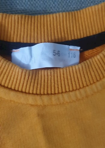 Sarı Baskılı Erkek Çocuk Sweatshirt - Görsel 2