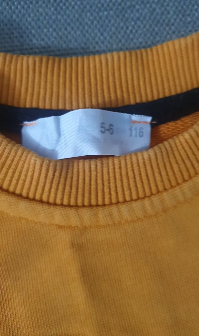 Sarı Baskılı Erkek Çocuk Sweatshirt - Görsel 2