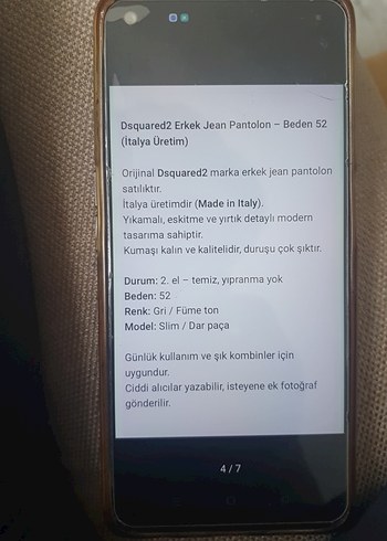 İtalyan marka kot pantolon - Görsel 5