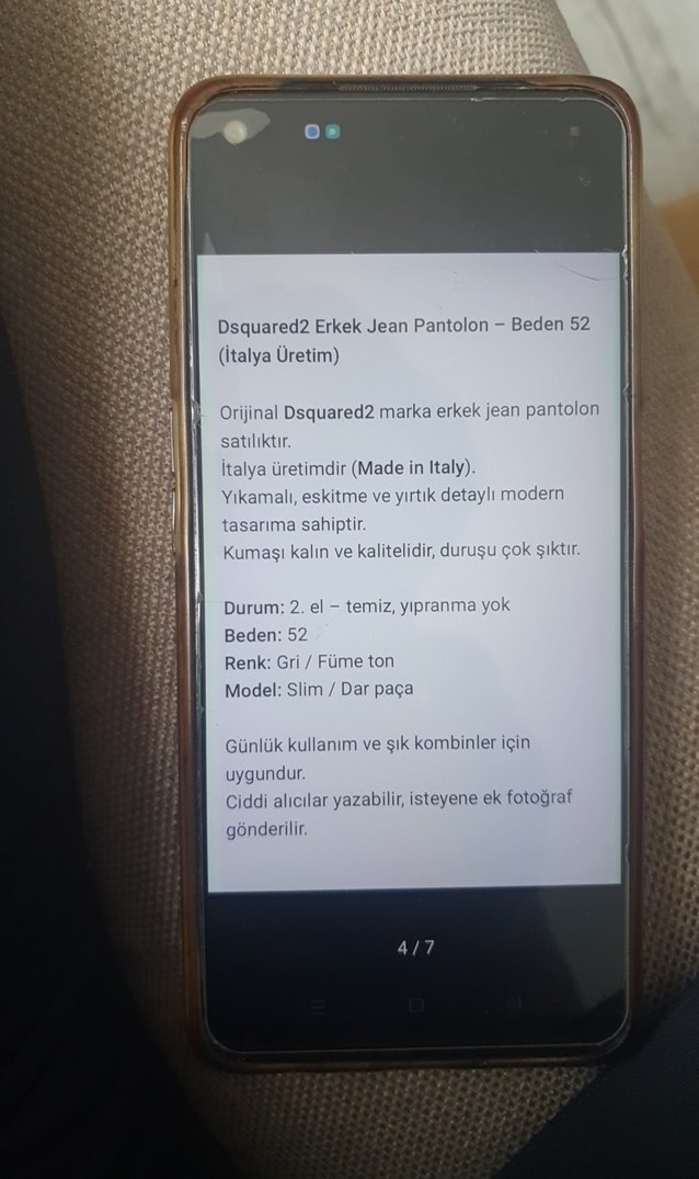 İtalyan marka kot pantolon - Görsel 5