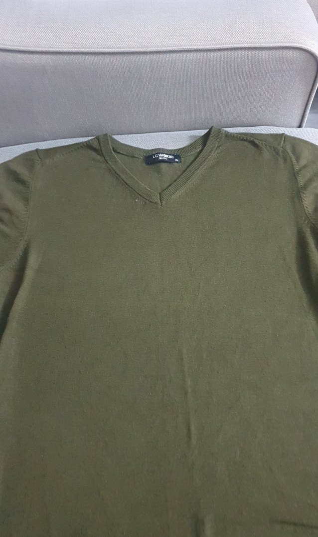 Haki V Yaka kazak - Görsel 2