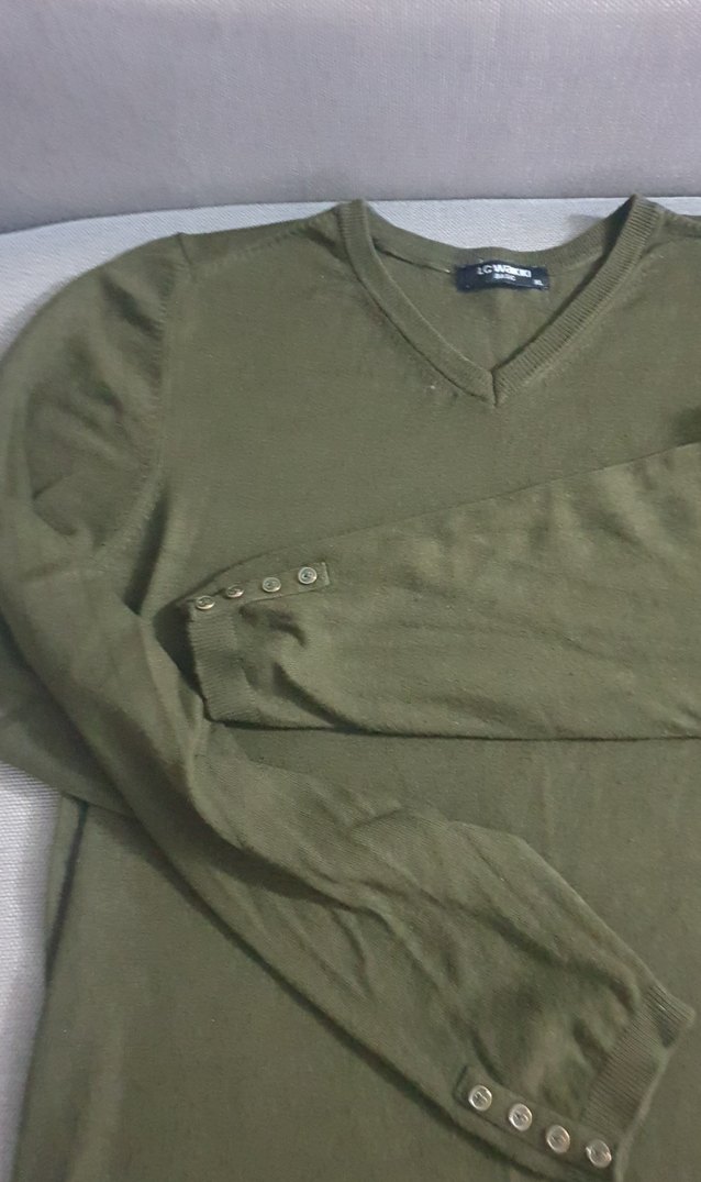 Haki V Yaka kazak - Görsel 5