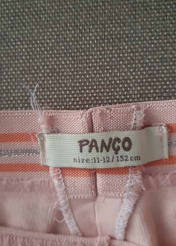 Kız Çocuk Pembe Elastik Bel Tayt - Görsel 5